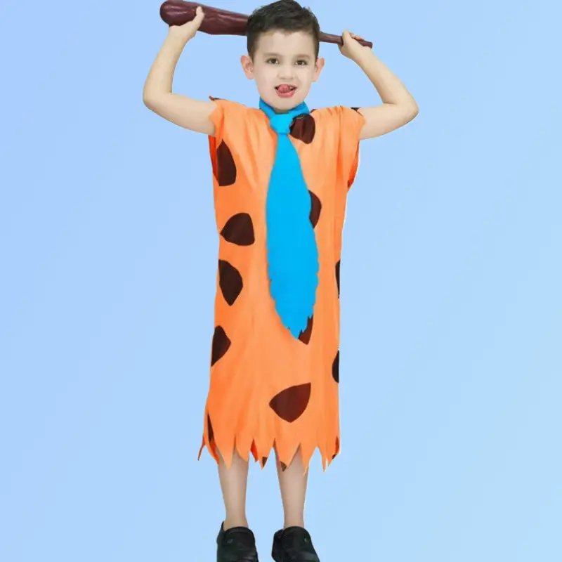 Fred Flintstone Cosplay Costume The Flintstones Halloween Classic Cartoon Stage Performance Outfit