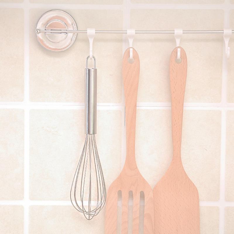 Stainless Steel Whisk, 1 Count Manual Cream Mixer With Handle, Durable Baking Tool For Kitchen, Bakeware