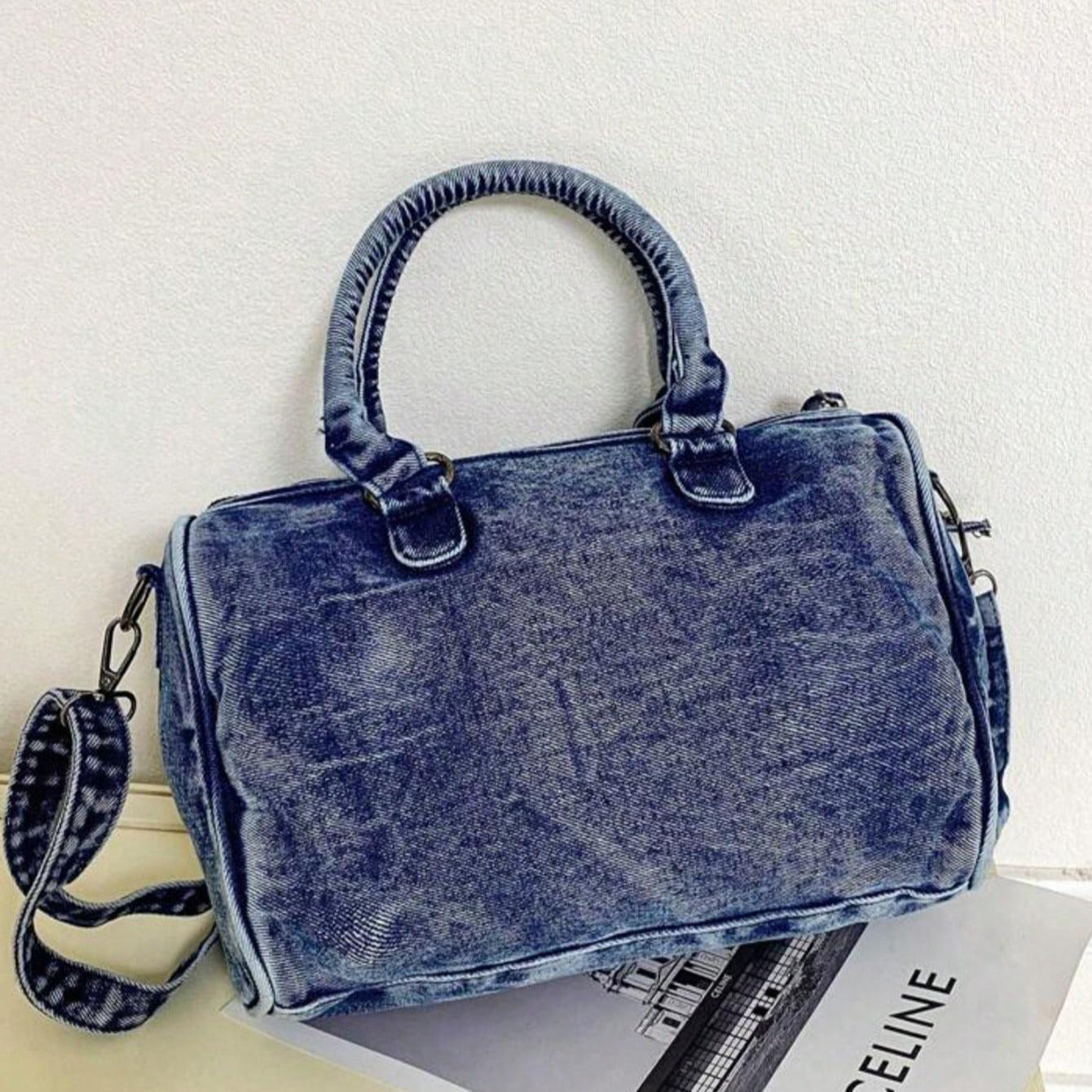 Trending 2026 Vintage Washed  Messenger Bag, Casual Y2K Style Shoulder Bag Double Handle Handbag Spacious Practical Crossbodybag Computer Bag Fashionable Street Bag Suitable for Work Commuting, Shopping, Travel and Back To School