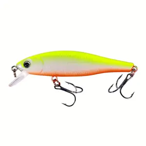Bionic Minnow, 1pc Plastic Wobbler Jerkbait, 8.8cm/9.2g(3.46inch/0.32oz), Artificial Hard Fishing Lure, Tackle for Bass Pike Carp