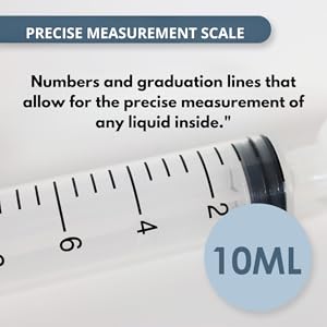 Baby Nasal Syringe (2-Pack) - Safe Silicone Nasal Aspirator for Newborn - Infant Mucus Removal - 10ml Nose Cleaner Syringe for Baby - Toddler Congestion Relief - Reusable Tips - White