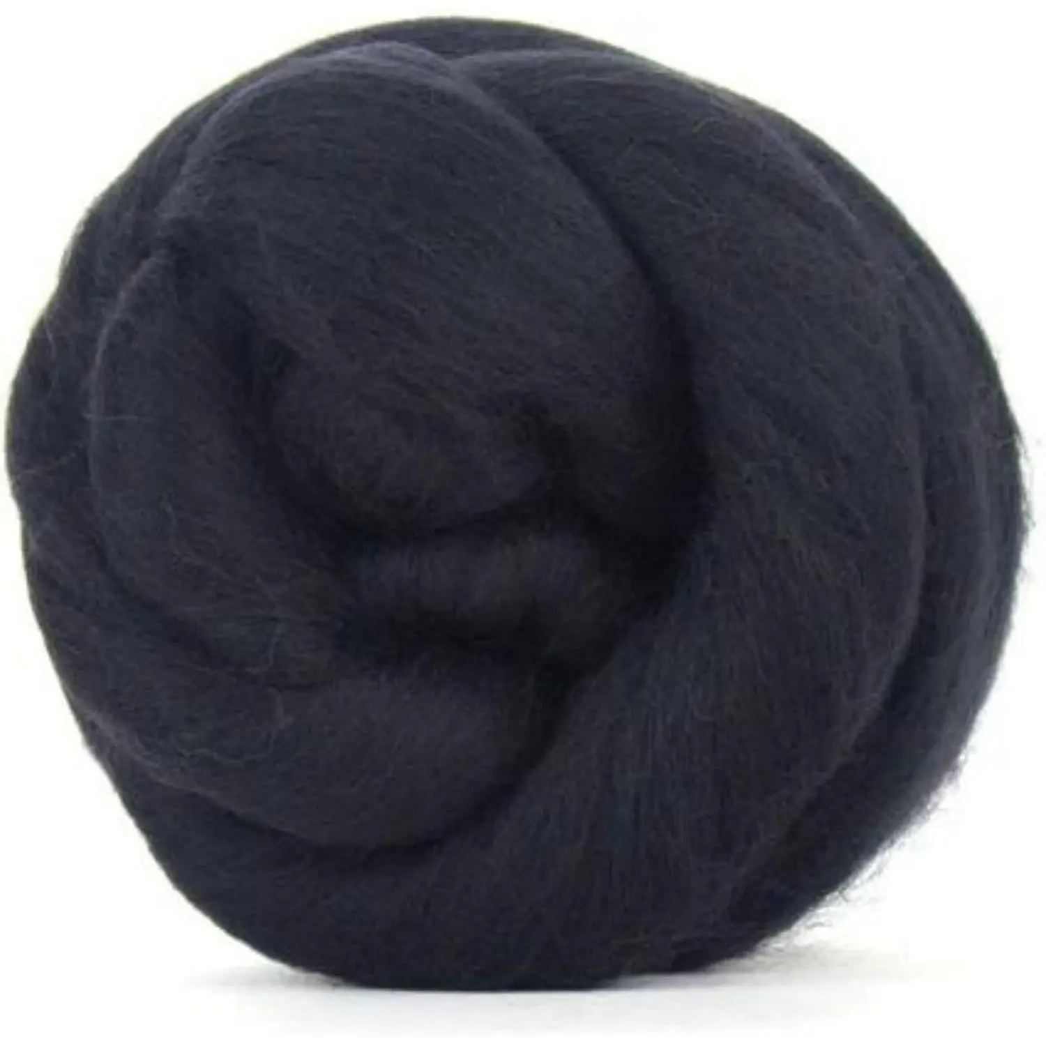 1 lb Premium 22 Micron Merino Wool Combed Top, Best Wool Roving for Spinning, Tapestry, Needle Felting, Big Yarn Roving and Wall Hangings (Charcoal Black)
