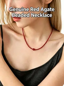 Natural Agate Feng Shui Necklace, Adjustable Chain Design, Perfect Gift for Women, Ideal for Daily Wear and Special Occasions