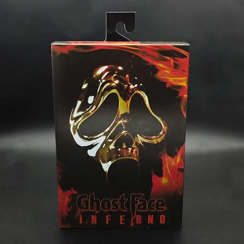 Scream Ghost Face 7 Inch Clothed Action Figure Deluxe Edition With Blood Mask And Interchangeable Hands