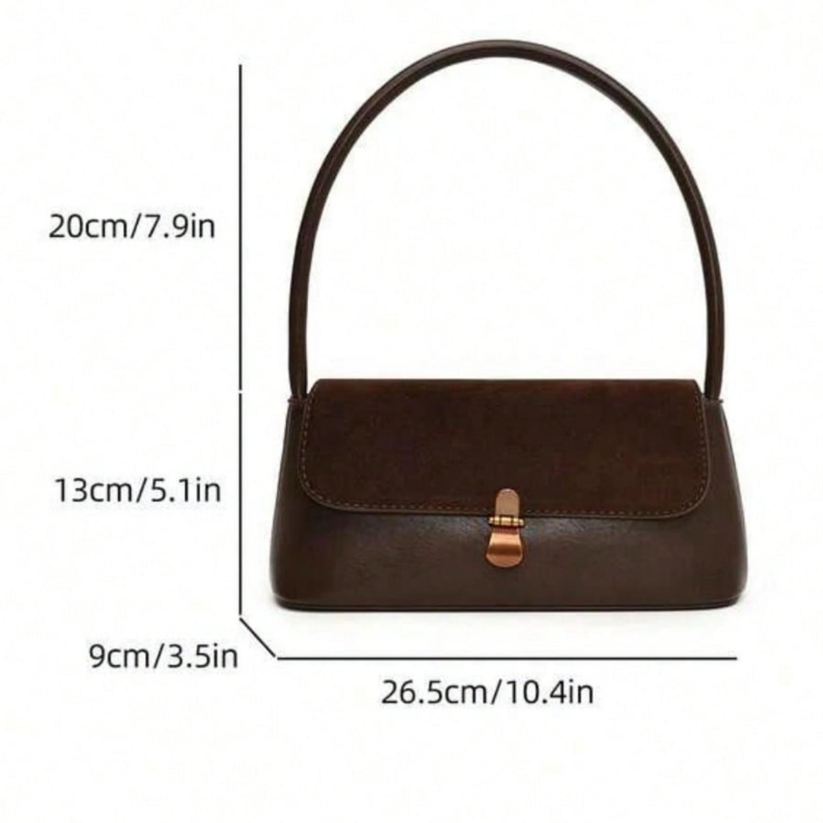 Retro Niche Baguette Bag, New Style Fashion French Armpit Bag Shoulder Bag  Large Capacity Commuter Bag Handbag for Women Suitable for Travel Shopping, Commuting