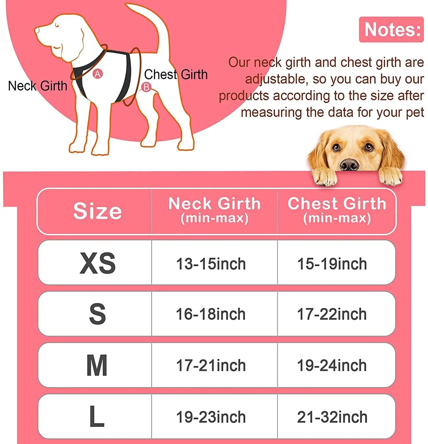 Dog Harness Suit Include Vest Harness Collar Leash Handkerchief Scarf Poop Bag Accessories for Pet Cat Dogs Supplies Set  Dog Accessories