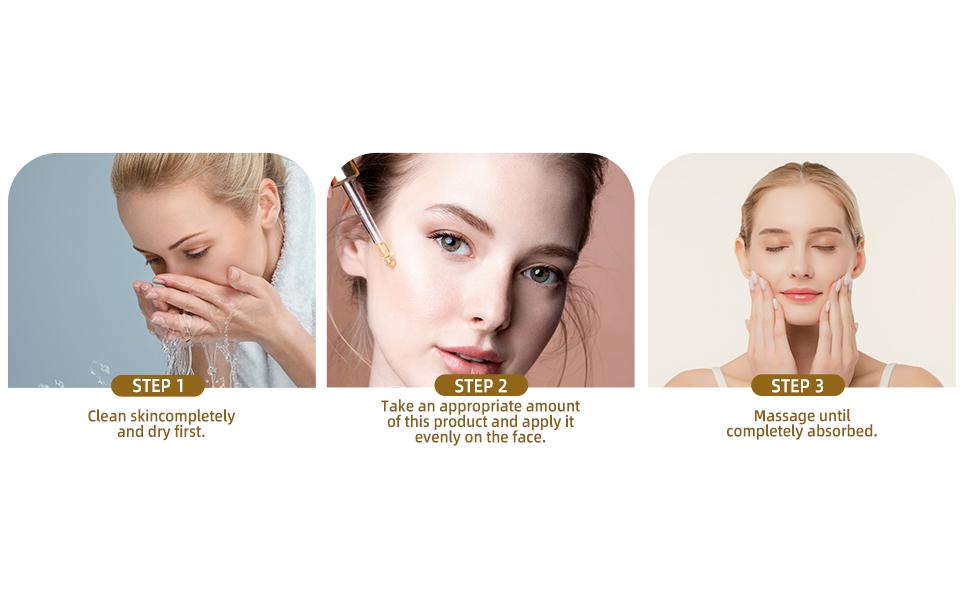 Face Serum,Olavita Liquid Solution Anti Aging, Vitamin C & E Serum, Boost Skin Collagen, smoothes wrinkles and fine lines (2PCS)