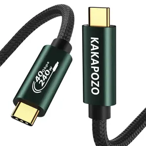 40Gbps USB 4 Cable for Thunderbolt 4, 240W Fast Charging 3.3FT USB C Video Cable with Data Transfer for MacBook Pro, Dell XPS, Gaming Laptop, 8K Monitor & External SSD Support