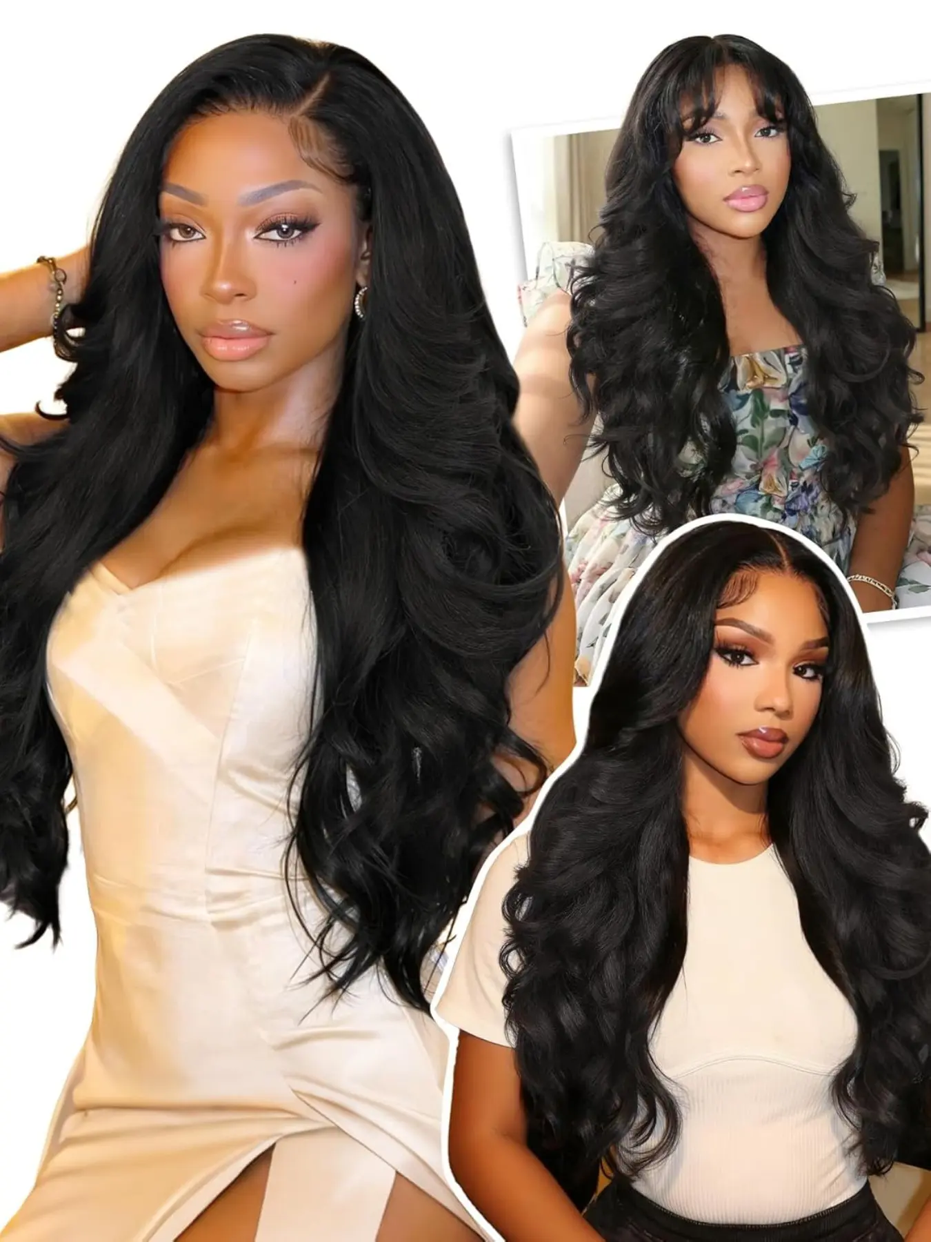 Yaki Curly Wig 26 Inch Synthetic Wig, Glueless U Part Wig, Fluffy Wavy Flip Curls, Heat Resistant, Ideal for Women's Daily Party Use