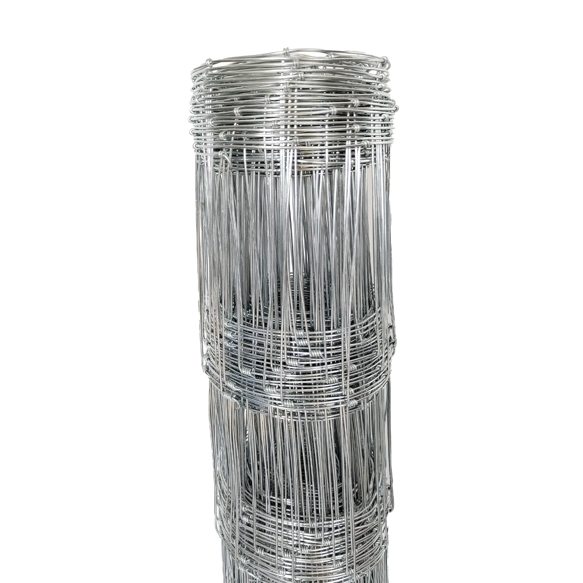Nokaa Farm Fence 3ft x 164ft 13 Gauge Heavy Zinc Coating Cattle Fence Galvanized Field Wire Fencing Deer Fence Goat Fence Hog Wire Fencing for Yard Livestock & Animals Protection Silver Metal Mesh Roll, Silver Color Options, Metal Material