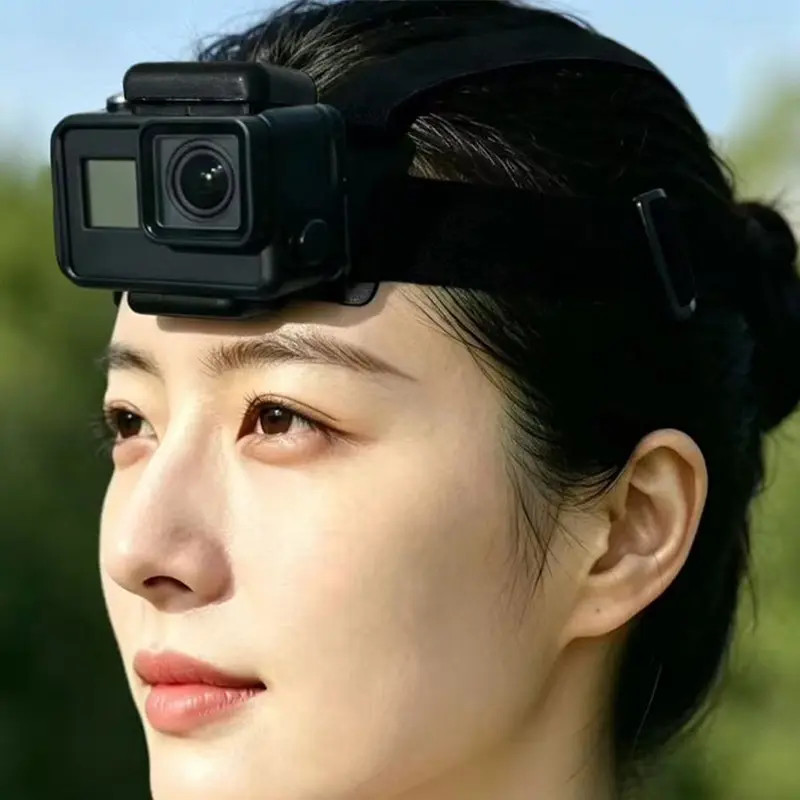 1pc Headband Sports Camera Mount, First Person View Smartphone Camera Holder, Versatile Sport Camera Stand, Ideal for Various Activities, Sports Camera Accessories