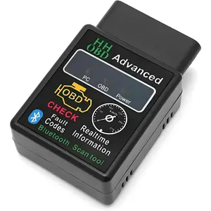 OBDII  Diagnostic Scanner, Engine Fault Code Reader  Scan Tool with Reset & Live Data, Professional OBD2  Automotive Diagnostic Tester for Phone and PC