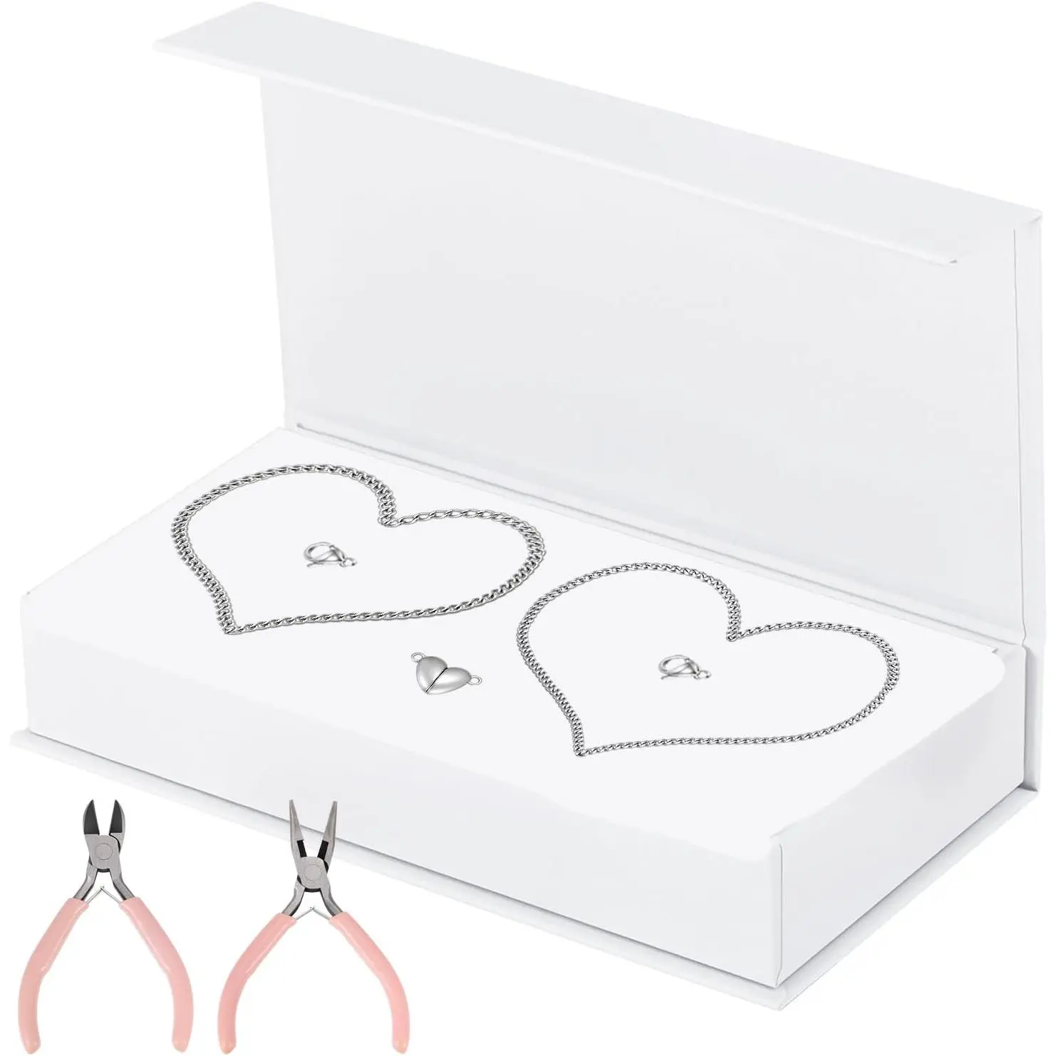 Permanent Bracelets Kit for Couples – Trendy DIY Bracelet Making Kit | Couple Matching Friendship  for Christmas Anniversary Valentine’s Day & Date Night Activity - His and Her Bracelets
