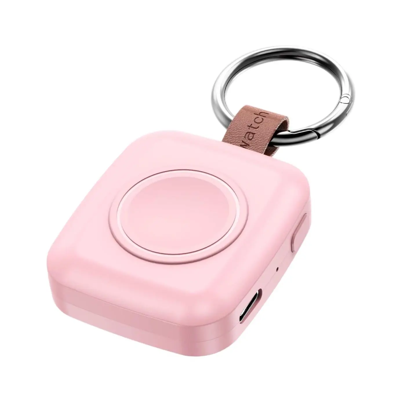 Portable Charger for Smartwatches, 1200mah Fast Charging Keychain, Magnetic Wireless Travel Charger, Wearable Accessories, Smartwatch Gear