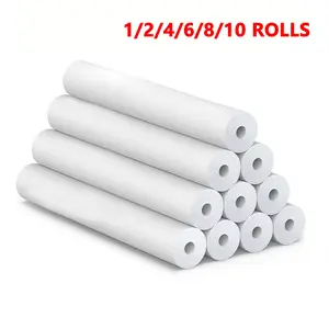 A4 Size Thermal Printing Paper Rolls, High-Quality Quick-Dry Continuous Paper for Home and Office, Office Stationery Supplies, Versatile Solution for Assignments and Contracts