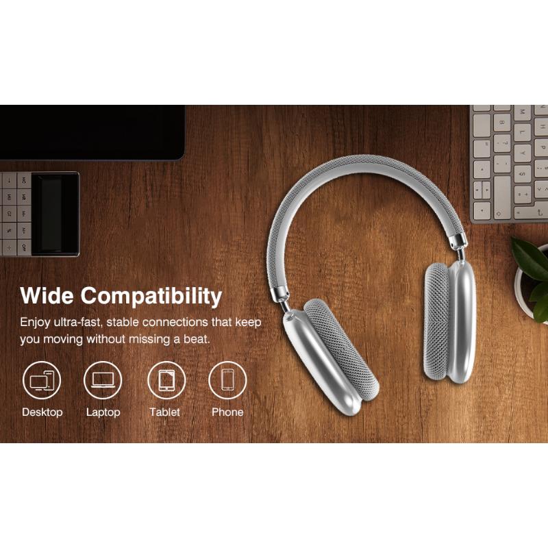 Wireless Over Ear Headphones,Noise Canceling Bluetooth Headphones with Microphone 48H Playtime HiFi Stereo Lightweight Soft Earpads Headset Deep Bass Android iOS Compatibility for Home Travel Office Wireless Over Ear Headphones,Noise Canceling Bluetooth Headphones with Microphone 48H Playtime HiFi Stereo Lightweight Soft Earpads Headset Deep Bass Android iOS Compatibility for Home Travel Office