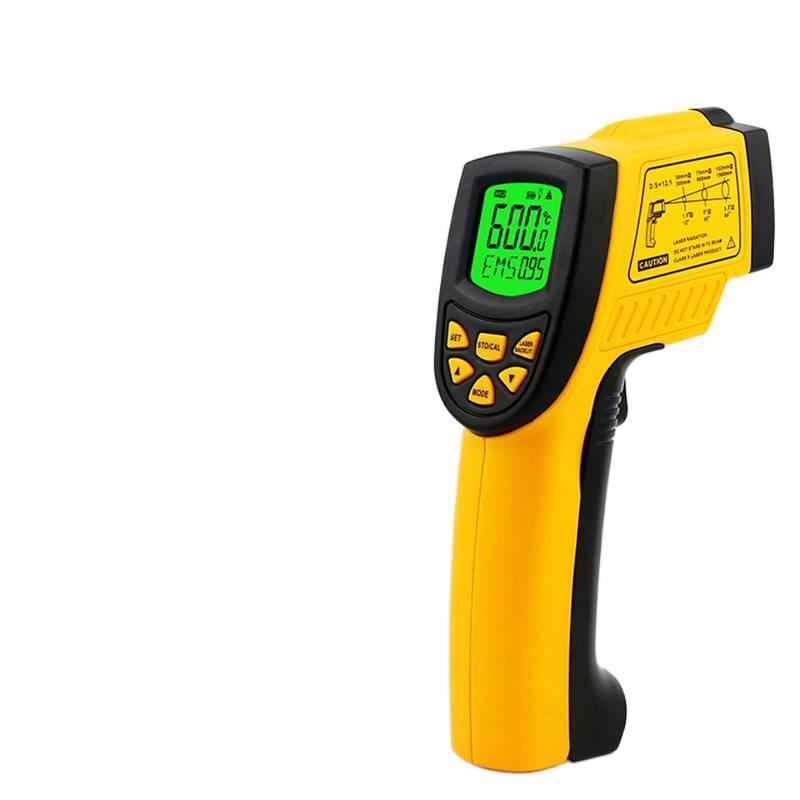Digital display medium-low temperature handheld infrared thermometer for integrated water temperature, oil, and industrial temperature measurement