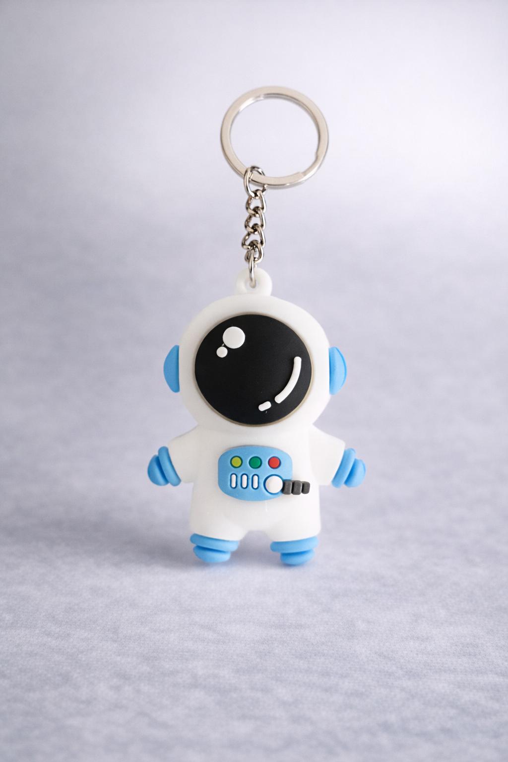 1 Pack Pink Blue Cartoon Astronaut Keychain Detachable Charm Unisex Party Gift for Bag Decor Car Keys Gift Occasions small portable fun design holiday gift wrap