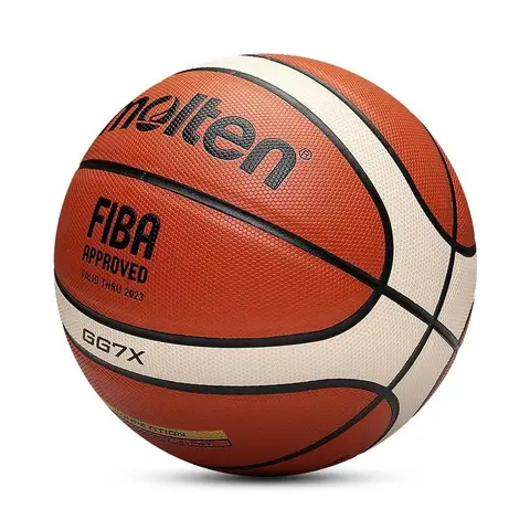 Molten Gg7x Size 7 Basketball, Fiba Approved Indoor Outdoor Training Match Ball, Durable Design for All Skill Levels, Outdoor Casual Basketball, Sports Ball