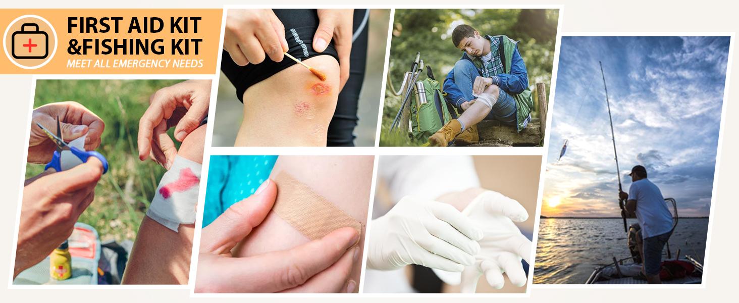 Survival Kit, 250Pcs Survival Gear First Aid Kit with Molle System Compatible Bag and Emergency Tent, Emergency Kit for Earthquake, Outdoor Adventure, Hiking, Hunting, Gifts for Men Women