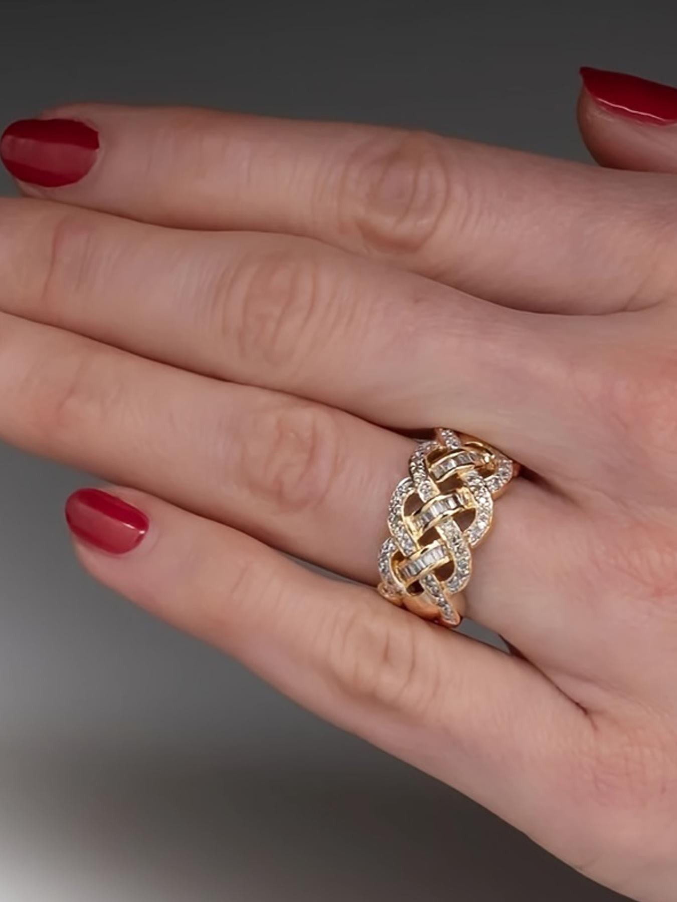 Fashion Designer Inlaid Zircon Decor Ring, Fashion Statement Double Layered Ring for Party, Daily Clothing Decor, Trendy All-match & Exquisite Jewelry for Birthday Gift