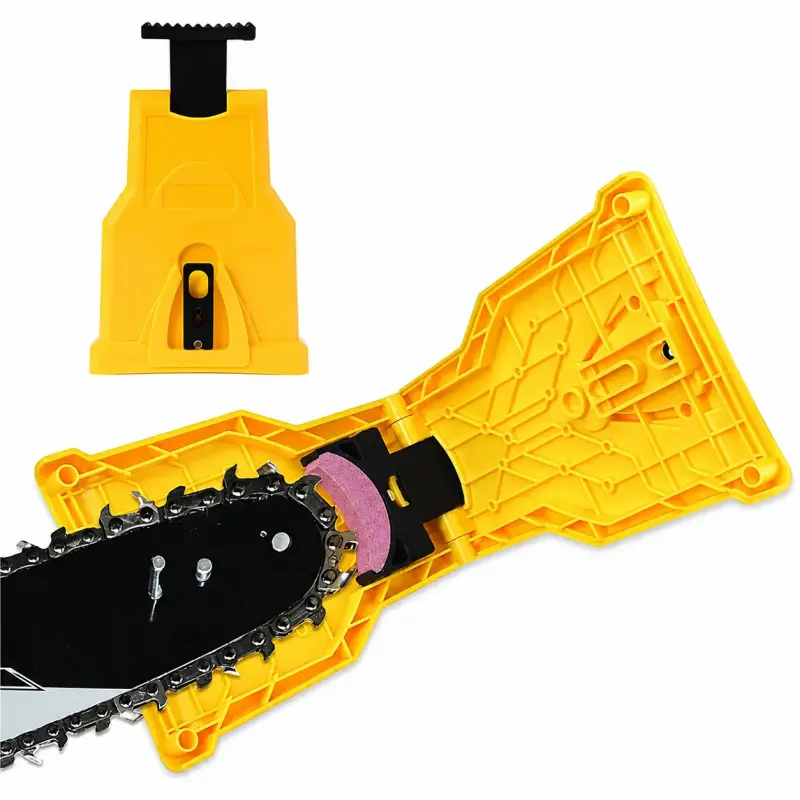 Portable Chain Saw Sharpener, Quick Blade Sharpening Tool for 14/16/18/20 Inch Dual Hole Chainsaw Bars, Summer Storm Compatible, Maintenance
