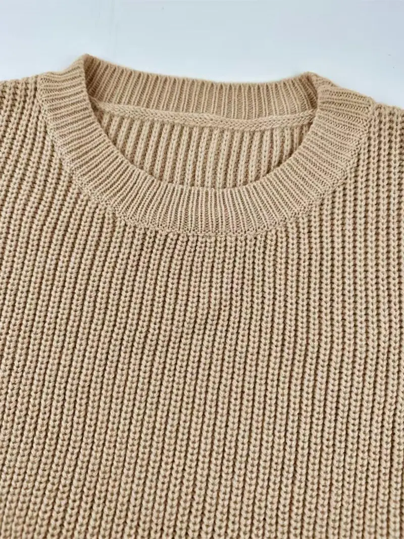 Pink women's matching knit set