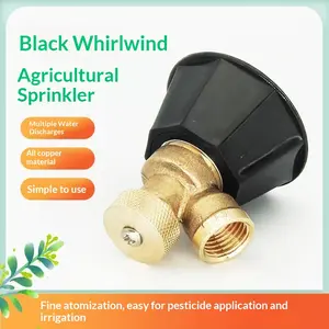 Agricultural gas vortex high pressure nozzle Adjustable windproof sprayer Drug atomizing nozzle artifact