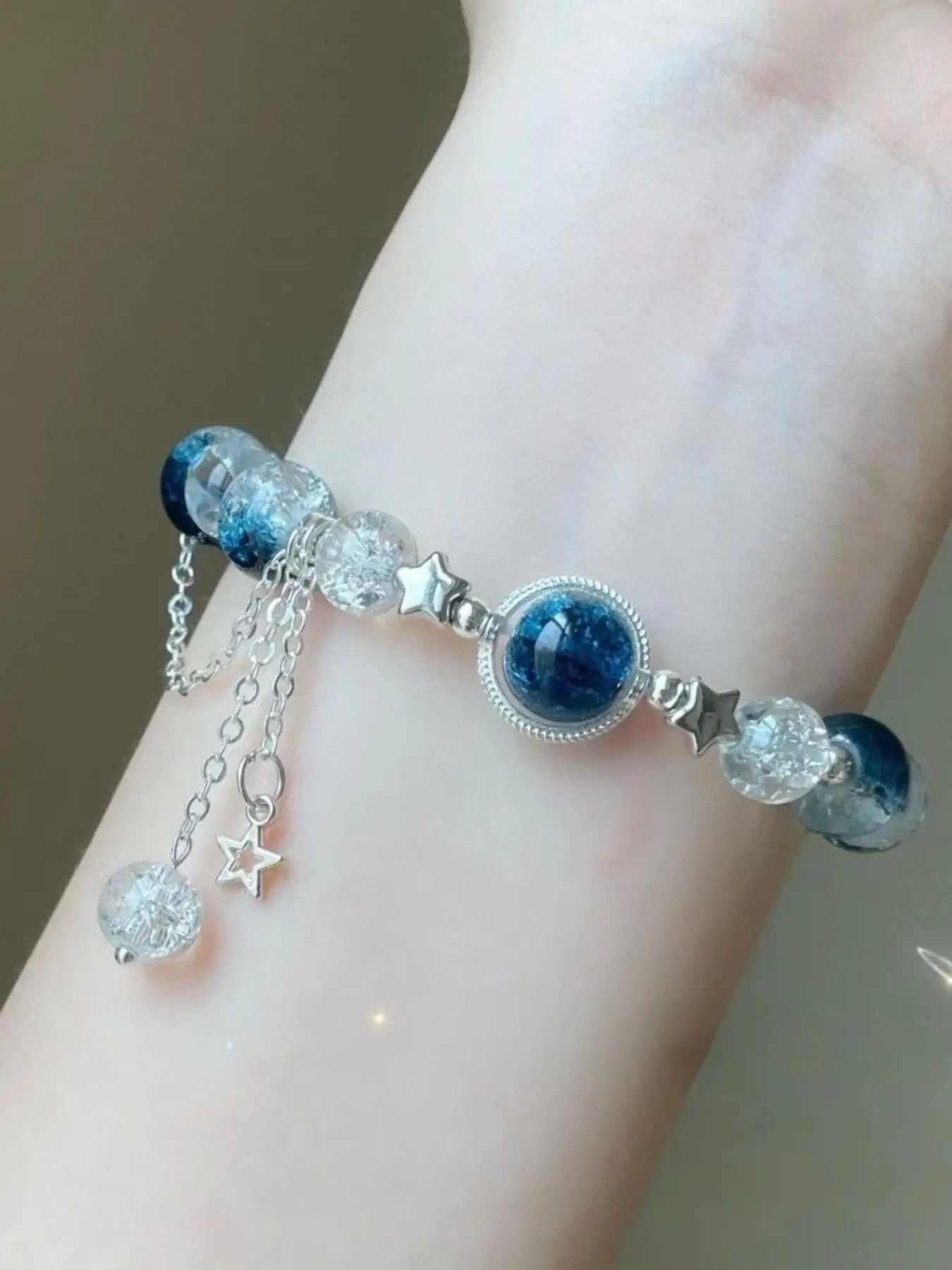 1 Piece Super Star Jewelry Bracelet, Whitening Versatile Sweet Best Friend Bracelet, Geometric Pattern, Alloy Material, Casual Style, All Seasons