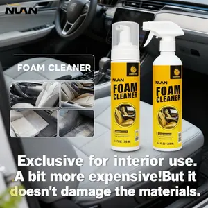 NUAN multi-purpose cleaning spray foam cleaner all purposeFoam Interior Cleaner – NUAN formula safely refreshes leather, headliner, and plastic interiors.-ll6.2