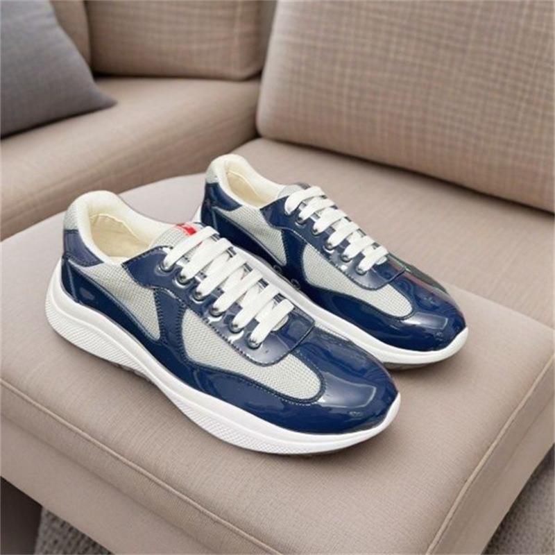 2026 High-Quality Patent Leather Fashionable Casual Sports Sneakers Breathable White Shoes Classic Men's Shoes