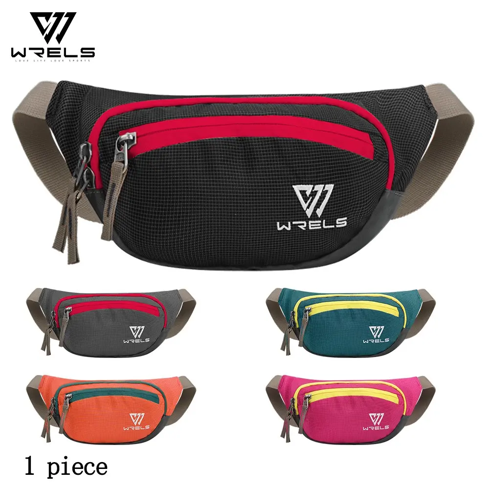 Wrels Outdoor Large Capacity Running Waist Bag, Multi-Functional Waterproof Sports Bag, Cycling Phone Pouch, Ideal for Hiking and Athletics