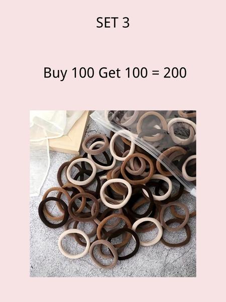Buy 20 Get 30 Free Seamless Elastic Hair Ties Set, Hair Rubber Bands, Scrunchies, Durable Non-Damaging for Women Men Kids, Ideal for Sports Commuting Multiple Hairstyles