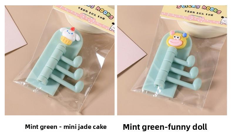 Cute Cartoon Self Adhesive Hooks, Easy Install Home Essentials