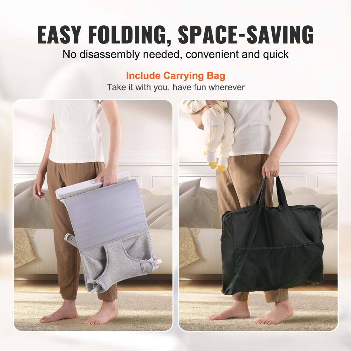 Aobtkel Baby Bouncer Folding Bouncer Seat Chair for Babies 0-9 Months with Toy Bar On-Site，Baby Swing for Infants ，PortableSwing for Baby ,1 Seat Positions，Control Indoor Baby Rocker