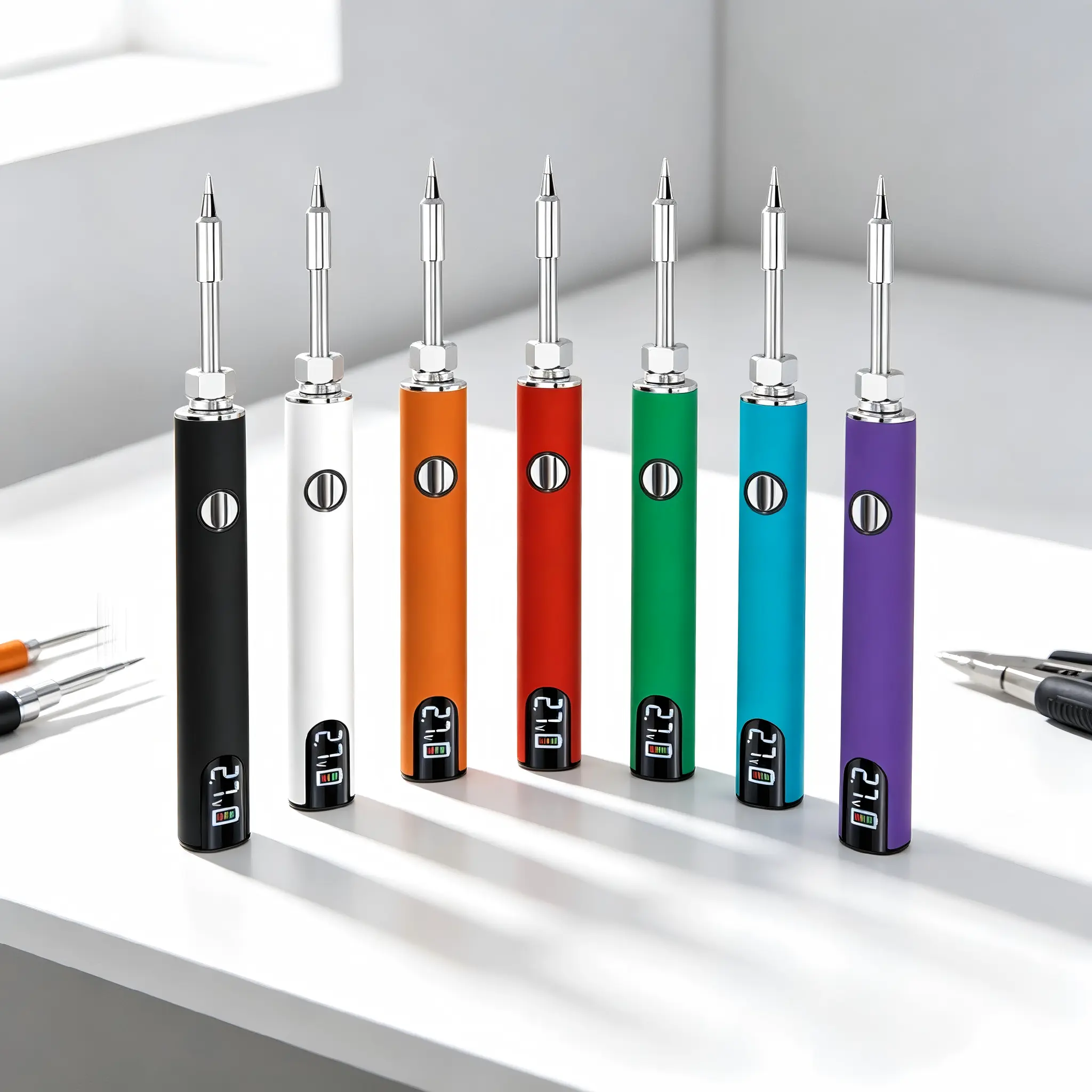 8W Portable USB Rechargeable Cordless Soldering Iron - Wireless Handheld Welding Pen for Power Bank Use, Compact Multitool Accessory for Electronics Repair, Handcraft Jewelry Making