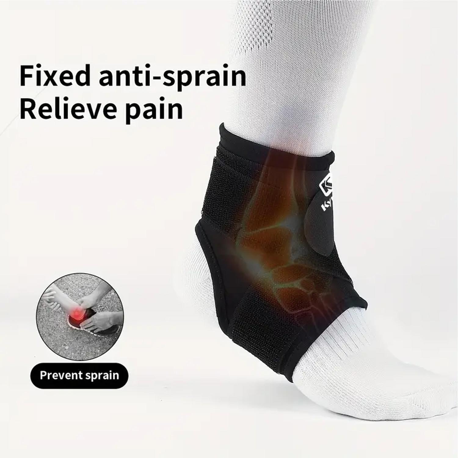 Ankle Brace, Adjustable Ankle Support, Ankle Support Sleeve, Sports Ankle Protector for Basketball, Football, Running, Fitness, Ankle Protective Compression
