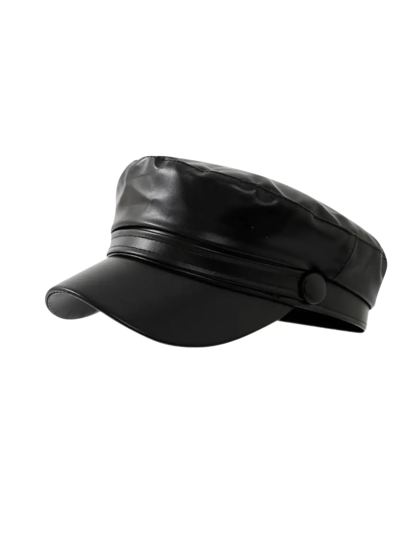 Women's PU Leather Beret Hat, Fashion Accessory for Daily Wear, Durable and Comfortable, Perfect for Casual Occasions