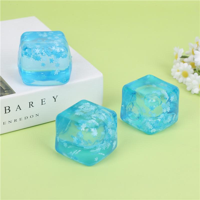 Summer refreshing water cube ice cubes pinch decompression toy