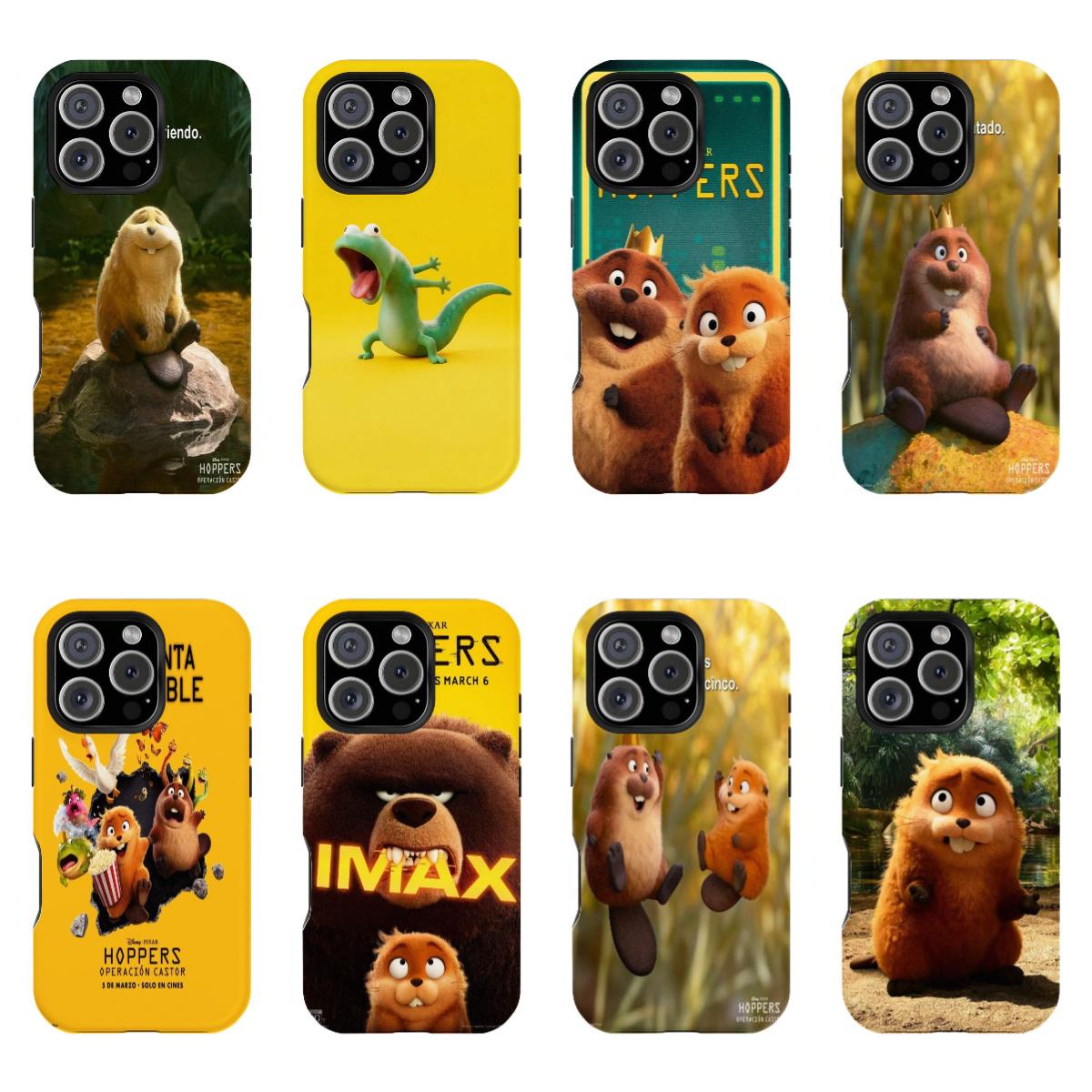 Beaver Double-layer durable phone Cases For iPhone 17 16 15 14 13 12 Promax Pro Plus, hard shell protection ,Unique design,best Gift