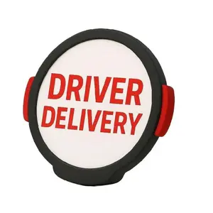 RideShare Lights Driver Delivery LED Sign with Energy Efficient Customizable Sticker For Cars Car Accessories Vehicle