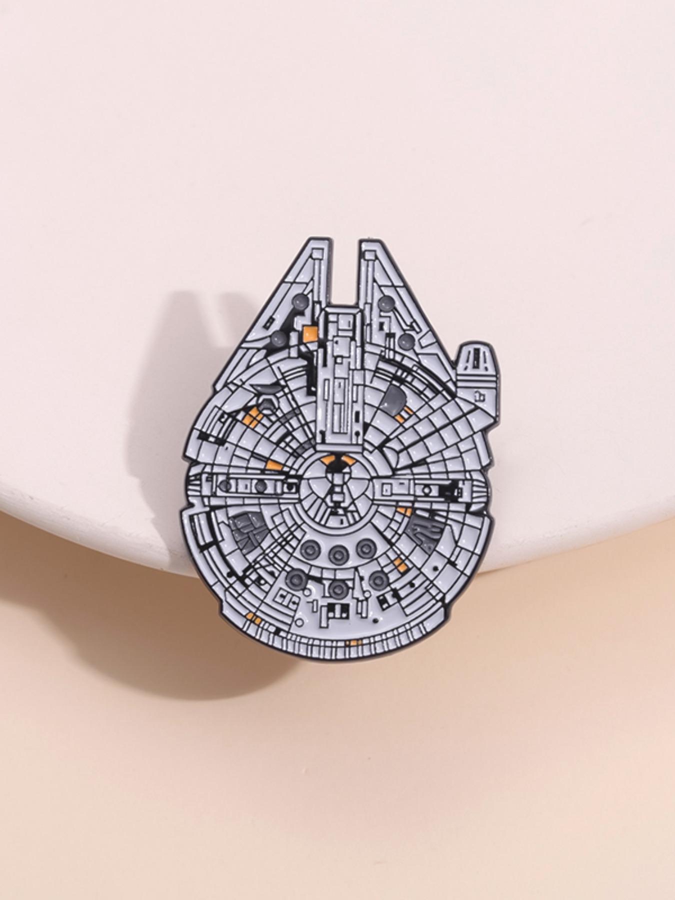 Cartoon Dirigible Design Brooch, Cute Cartoon Design Brooch, Fashion Accessories for Women & Men, Trendy All-match & Exquisite Brooch for Birthday Gift, Flower Brooch, Alloy Brooch Pin, Lapel Brooch, Jewellery