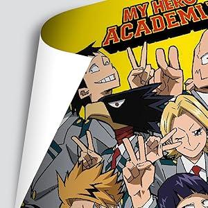 Trends International My Hero Academia - Key Art Wall Poster, 22.375" x 34", Unframed Version
