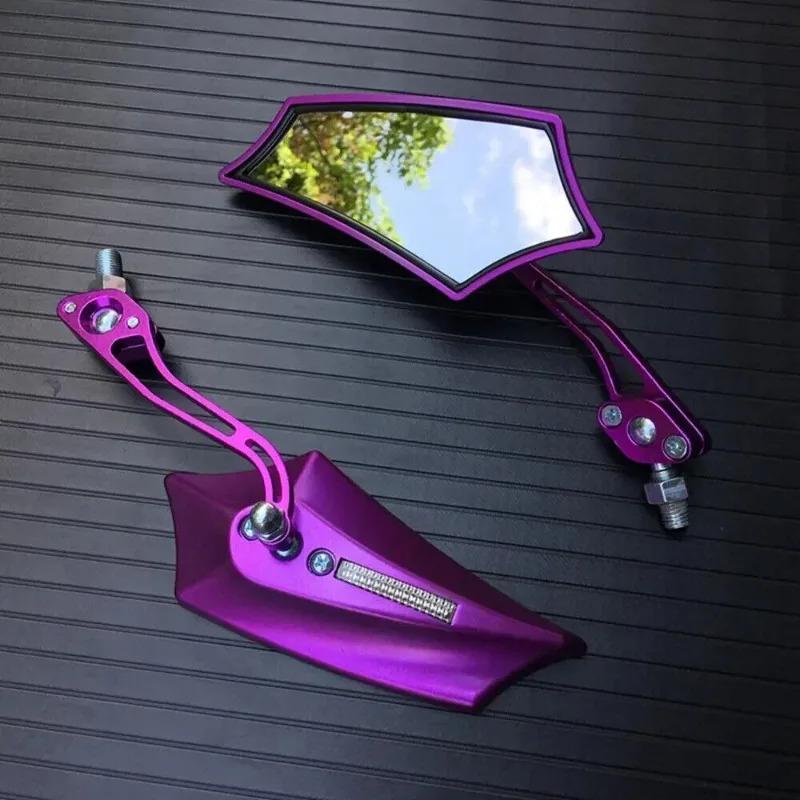 2pcs Universal 8mm 10mm Motorcycle Rearview Mirrors MTB Road Bicycle Side Mirror