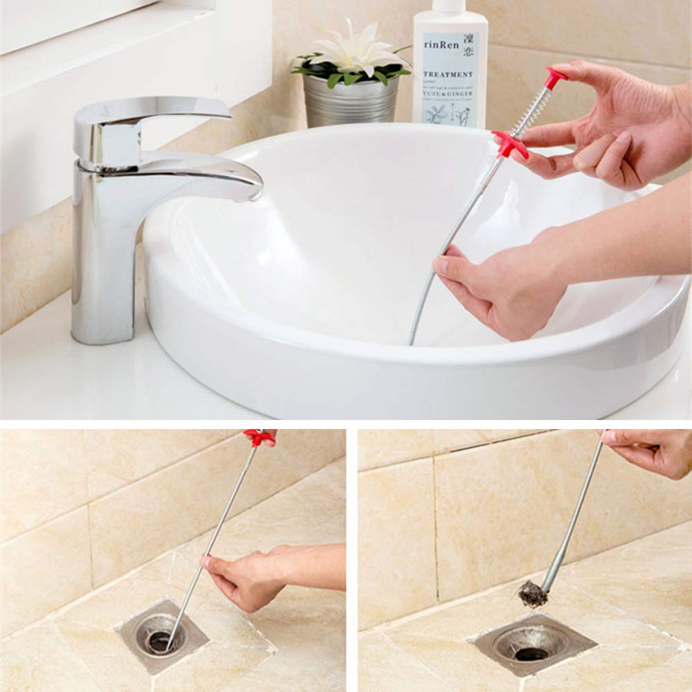 4 Pack Telescoping Pick-up Tool Set - Retrieving Pickup Tools,extendable Pick Up Tools,bendable Spring Stick,flexible Extra Long Reach Bendable Grabber With ClawsQuesear