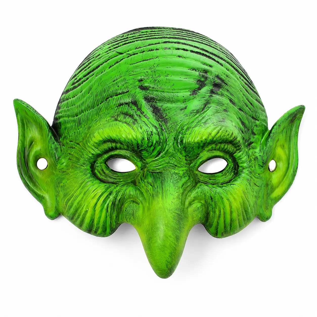 Halloween Witch Mask, Scary Goblin Style Costume Face Mask with Cloak, Cosplay Party Masquerade Prop, Halloween Accessories