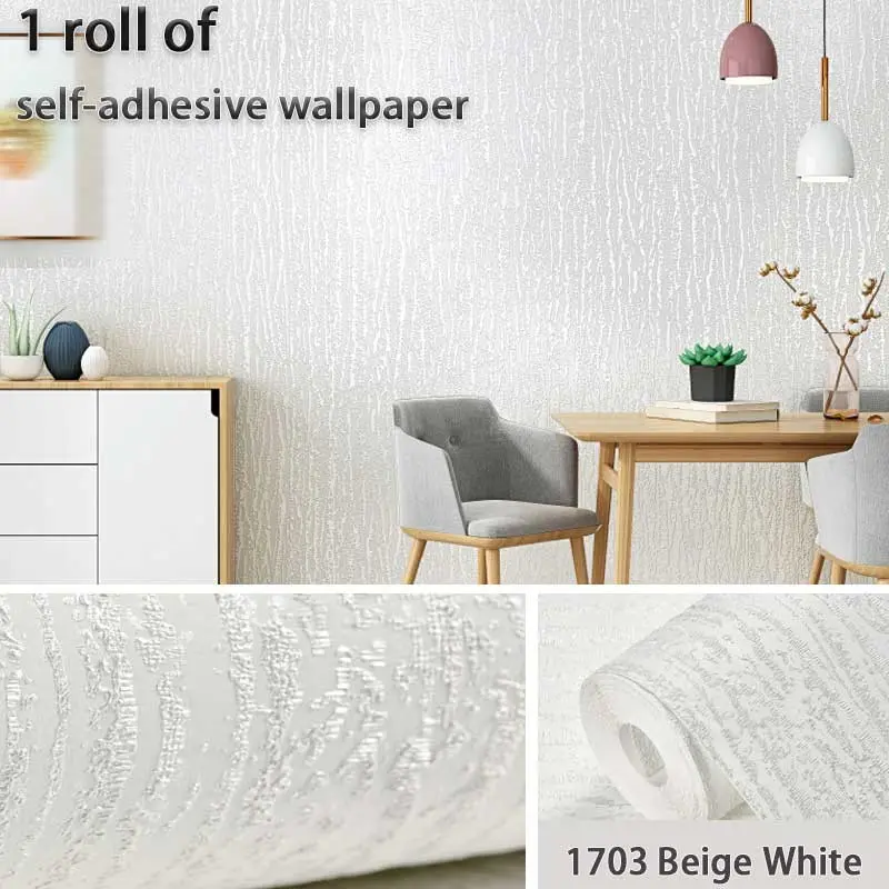 Self-Adhesive 3D Wallpaper Roll, 3D Diatomite Stripe Texture, Easy Peel & Stick, Removable, 20.86inx118.1in, Home Decor Wall Paper, Living Rooms
