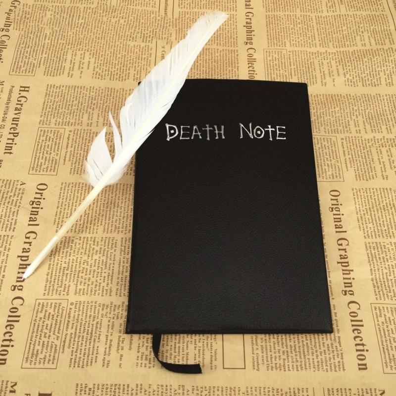New Japanese Animation Simulation Boutique Feather Death Notebook DEATHNOTE Yagami Moon Ryuk Pendant Children's Surprise Toys