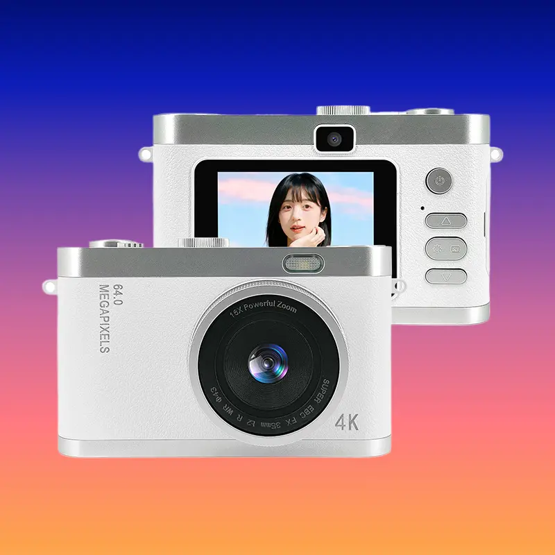 Mini CCD Digital Camera Dual‑Lens High‑Definition Filter Camera for Students Kids