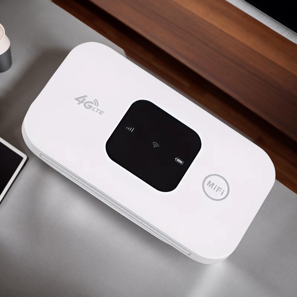 SENN Pocket WiFi Router 2025 - High Speed 4G LTE Mobile Hotspot, Instant Setup for iPhone Android Laptop, Long Battery, Compact White